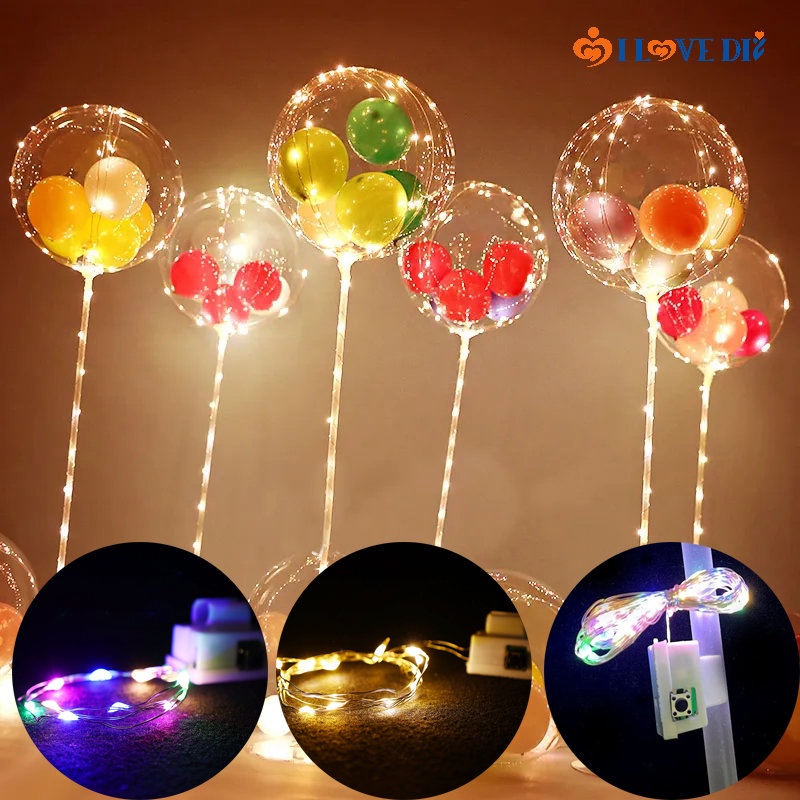 Dây Đèn LED Sợi Đồng Dạ Quang Nhiều Màu Sắc Có Khóa / Di Động Trang Trí Tiệc Cưới / Tiệc Lãng Mạn