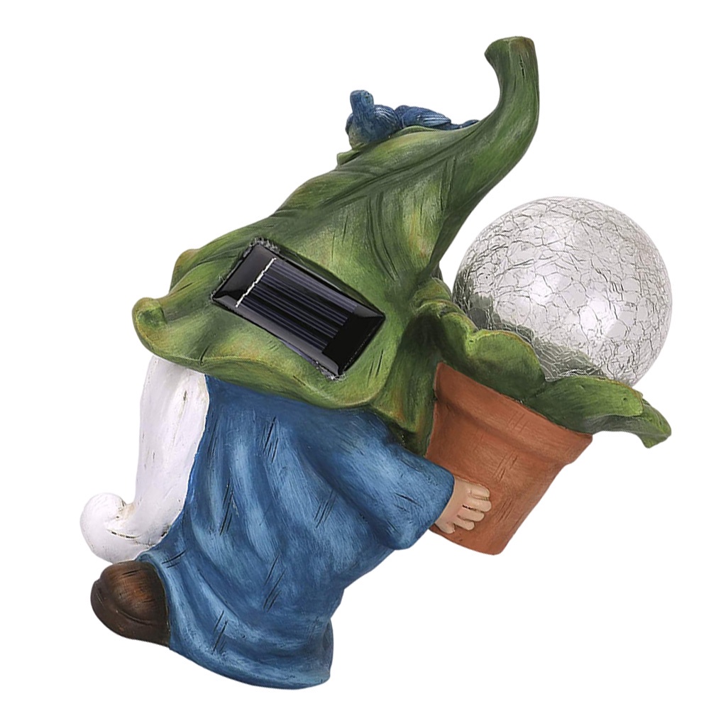 Đồ trang trí Búp Bê Vô Diện Bằng Nhựa Resin Sử Dụng Năng Lượng Mặt Trời Dùng Trang Trí Sân Vườn