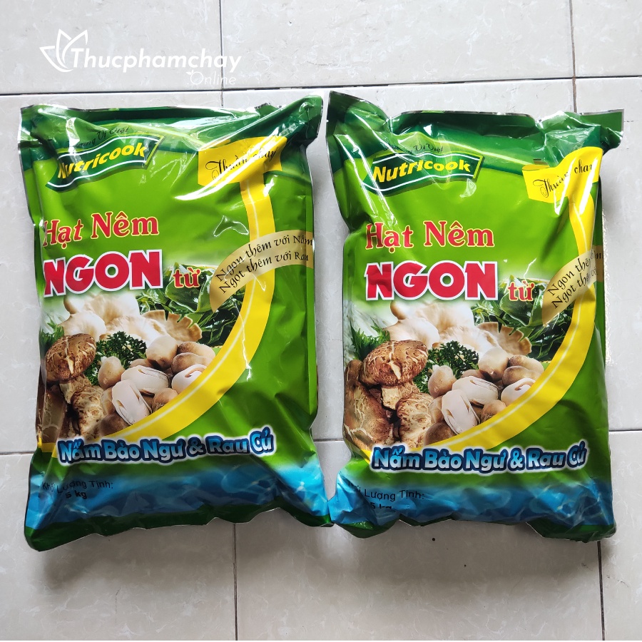 Hạt Nêm Chay Nấm Bào Ngư và Rau Củ Nutricook 2Kg