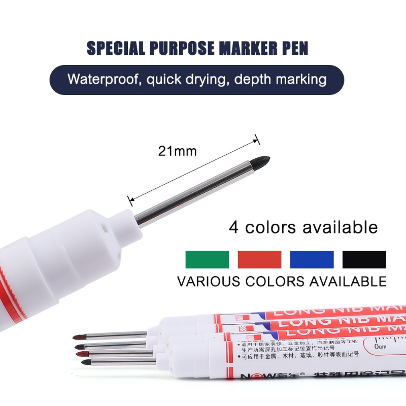 Bút Đánh Dấu Hai Đầu Chuyên Nghiệp Đa Năng Chống Nước Mau Khô