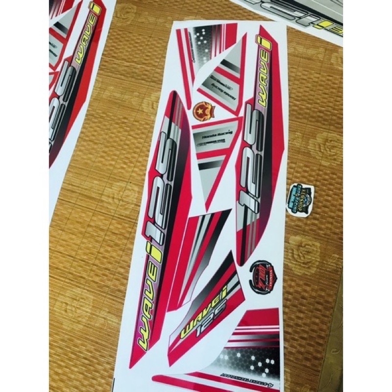 Tem Rời 3 Lớp Dán Wave 50/100/110cc Phong Cách 125i Chống Nước Cực Chất