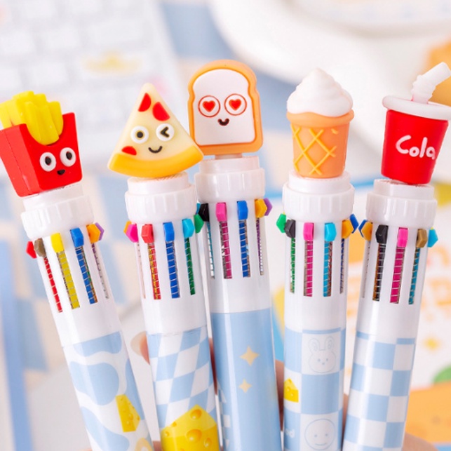 1 Bút Bi Silicon Nhiều Màu Dễ Thương