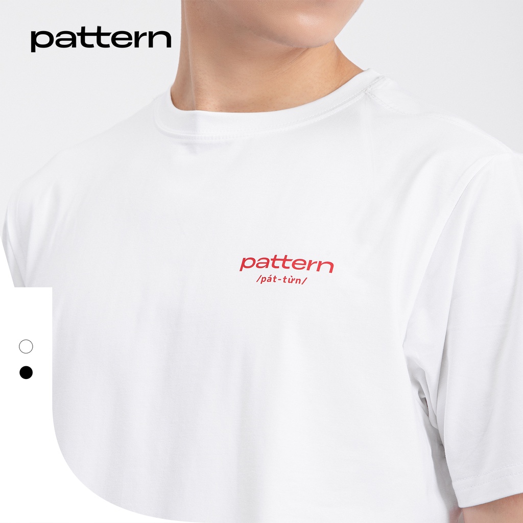 Áo phông Sigature logo Pát từn PATTERN tshirt cotton
