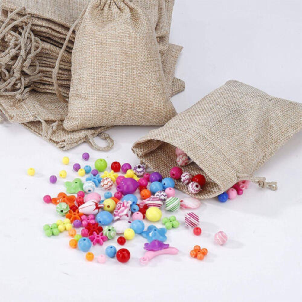 Set 10 Túi Vải Bố Dây Rút Đựng Đồ Tiện Dụng