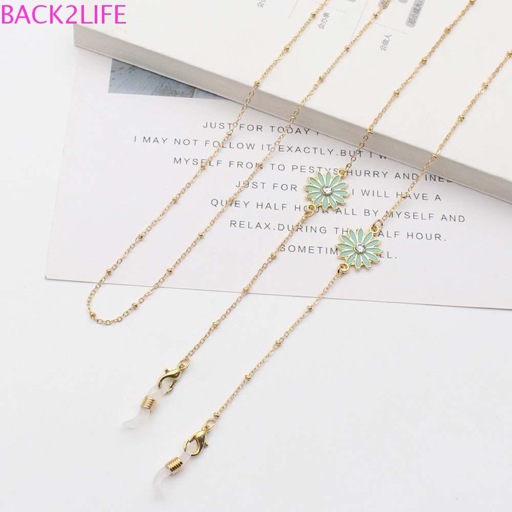 Dây Đeo Mắt Kính Phối Hạt Hình Hoa Cúc Xinh Xắn Cho Nữ 2Life