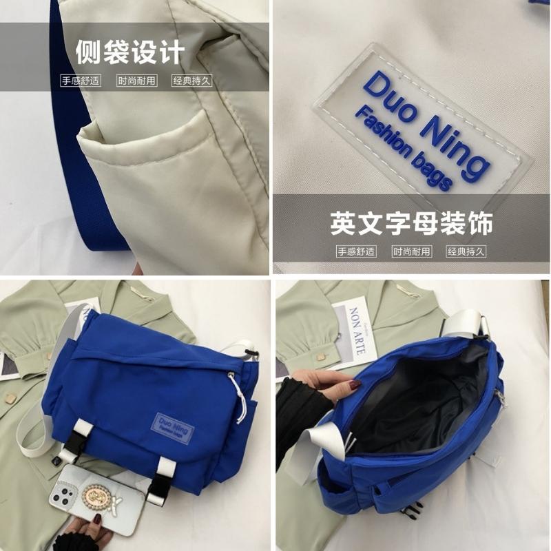 Túi tote đeo chéo nam nữ đi học đi chơi vải canvas size to, túi xách ulzzang unisex vải  thời trang rẻ đẹp OLUKA TĐV074