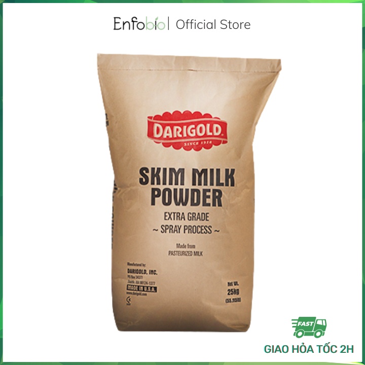 Sữa bột gầy tách béo cao cấp - Skim milk powder Nhập khẩu Mỹ 1kg
