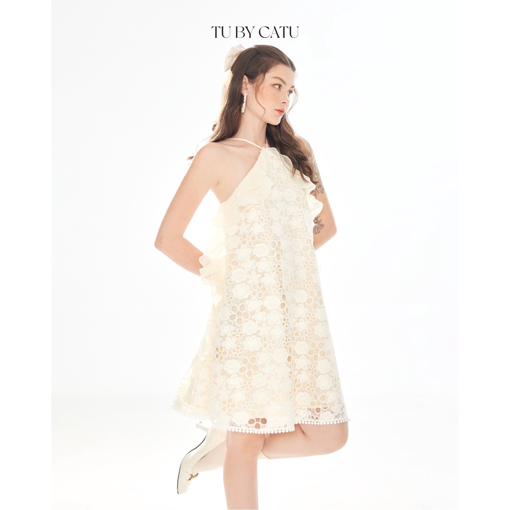 TUBYCATU | Đầm sarphie cream dress