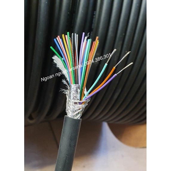 Dây cáp tín hiệu điều khiển 12 lõi, 16 lõi, 20 lõi, 25 lõi, 30 lõi, 35 lõi nhập khẩu