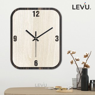  Đồng Hồ Treo Tường hình chữ nhật LEVUDH07 độc lạ sáng tạo 