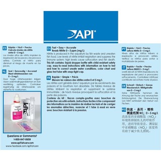 API - Test NO2 Kit - Kiểm tra Nitrit