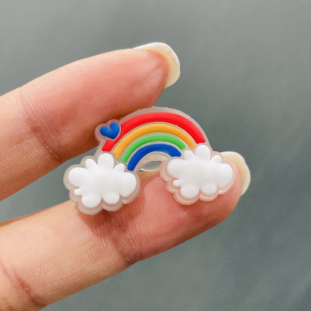 Luminous Crocs Jibbitz Crocs Charm Dép Crocs Dạ Quang Hình Chú Ngựa Hoạt Hình Diy