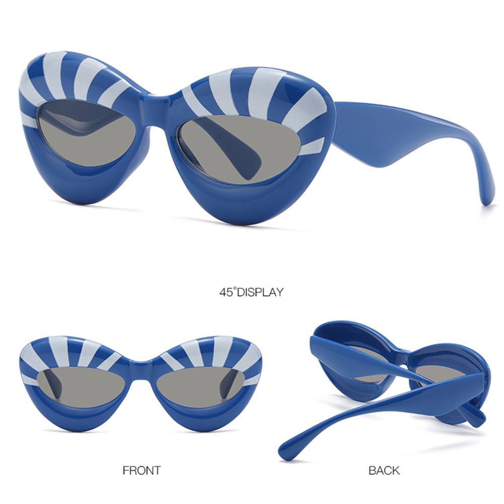 SUMU Kính Mát Hình Đôi Môi Nhiều Màu Sắc Quyến Rũ Cho Nam Và Nữ