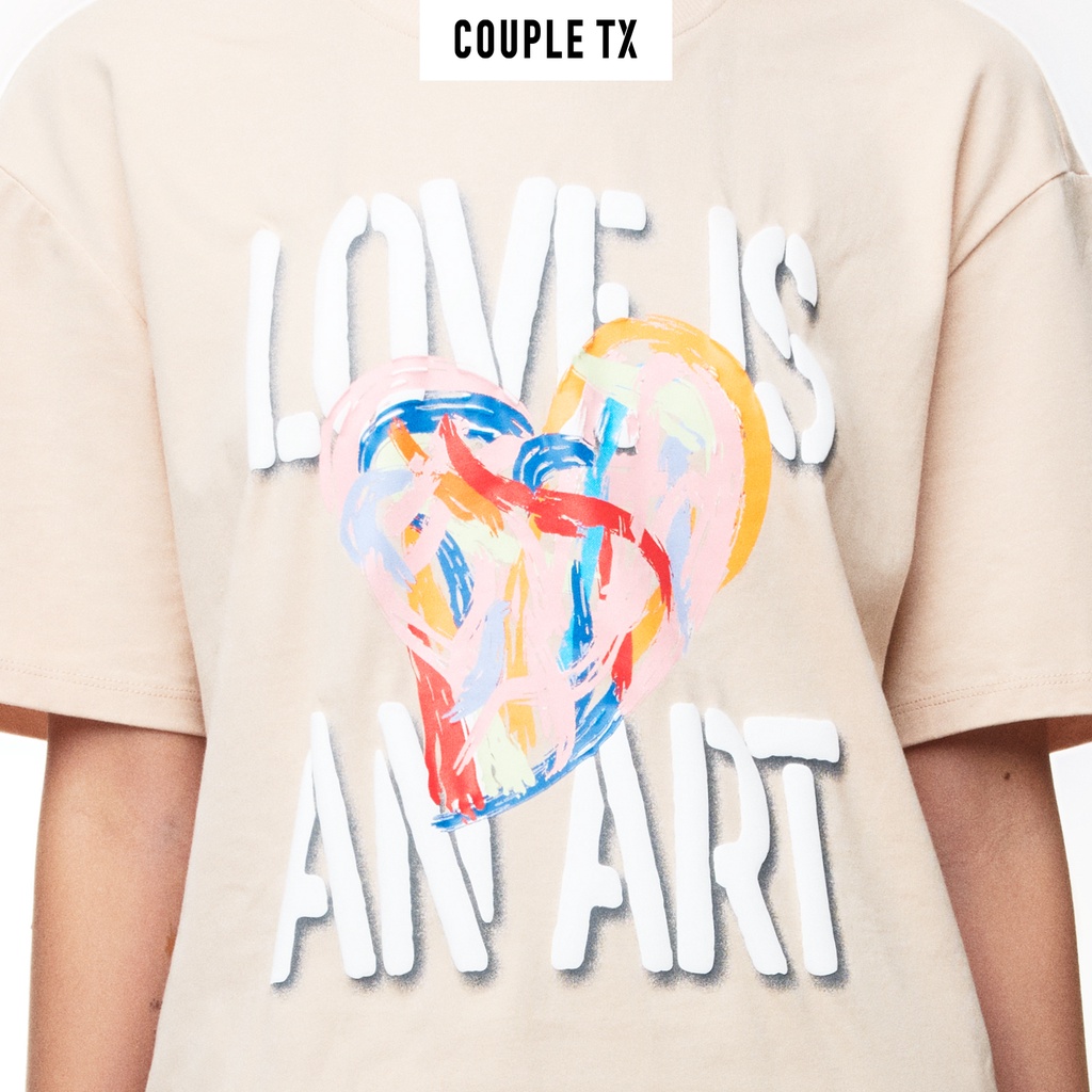 Áo Thun Nữ Couple TX In Graphics Love Is An Art WTS 2239