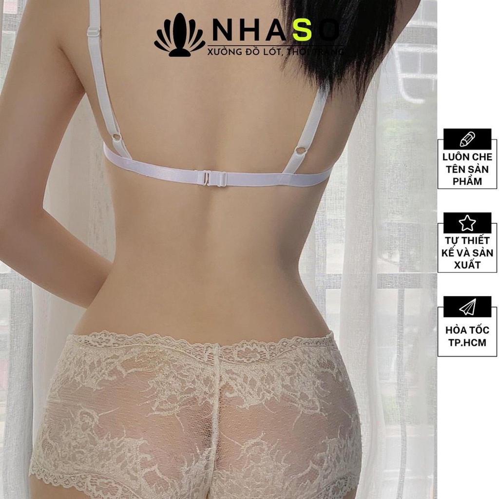 Quần lót đùi 🔥QL40 ren hoa 7 màu mẫu boxer gợi cảm Nhà Sò