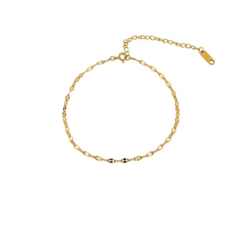 Vòng Đeo Tay Bằng Titan Mạ Vàng Hình Đôi Môi Chống Rỉ Sét Và Phai Màu Cho Nữ