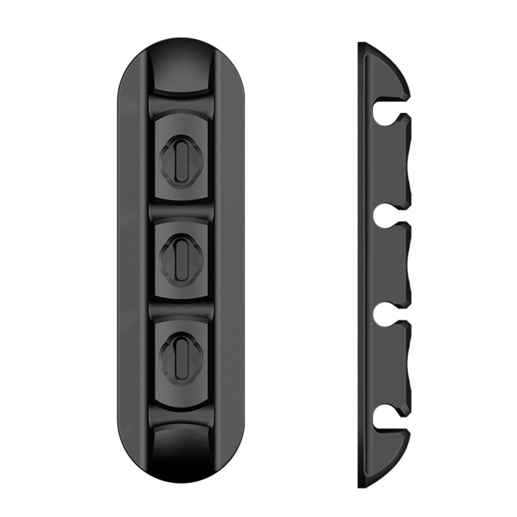 Giá Đỡ Dây Cáp Sạc USB 4 Lỗ Bằng Silicon Dẻo Hình Hoa Hướng Dương Thông Dụng Sắp X