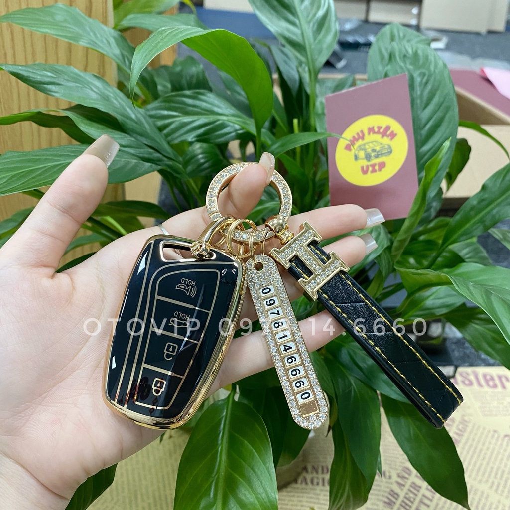 Ốp chìa khóa xe các dòng xe HUYNDAI: Huyndai Santafe,...Bọc khóa xe ô tô TPU bảo vệ khóa
