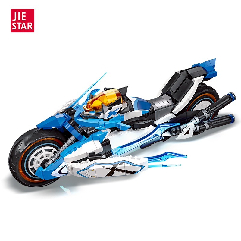 Đồ Chơi Lắp Ráp Xe Mô Tô Vui Nhộn Cho Bé