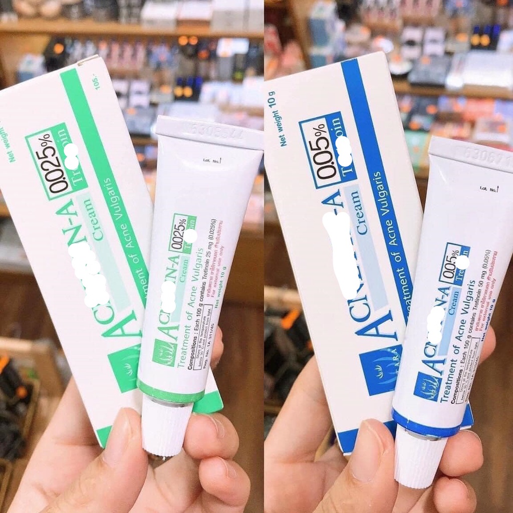 Kem Bôi Mụn Thái Lan 0.05% & 0.025%