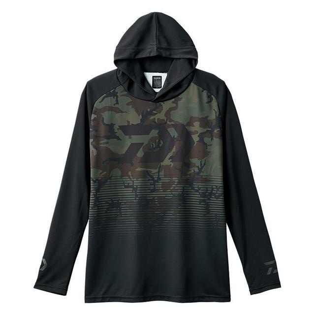 Áo DAIWA DAIWA Mùa Thu 2023 Tay Dài Có Mũ Trùm Đầu Khô Nhanh Chống Tia Uv Câu Cá Ngoài Trời Cho Nam