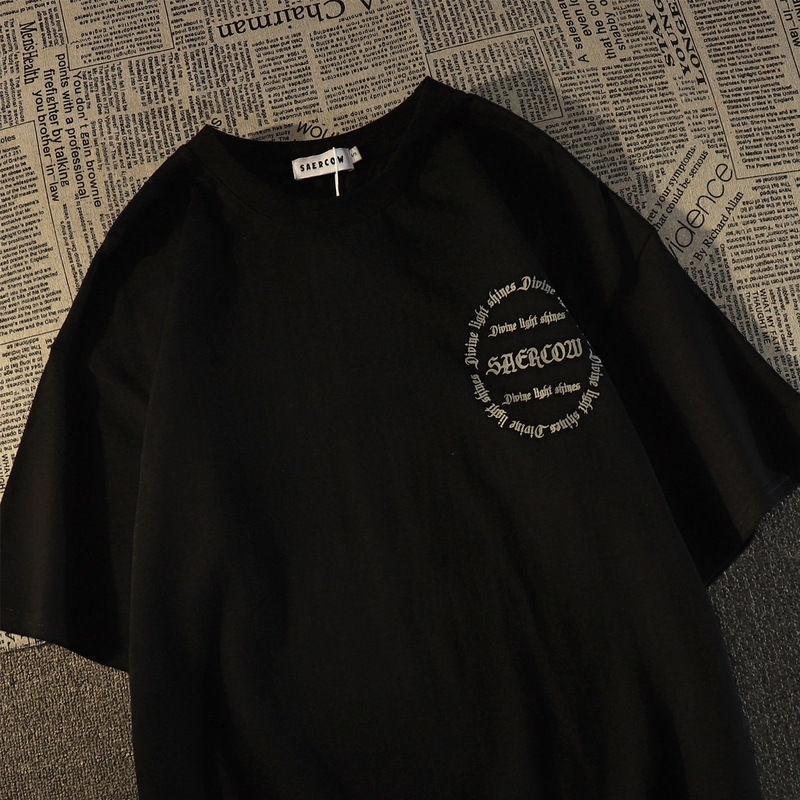 Áo Thun 100% Cotton Tay Ngắn Dáng Rộng Thời Trang Mùa Hè Dành Cho Nam Giới