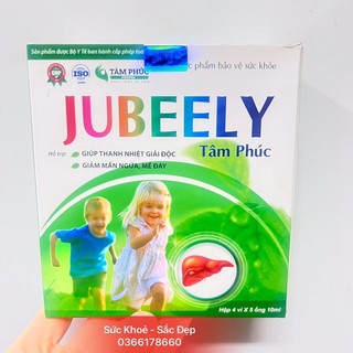Mát gan cho bé jubeely thanh nhiệt, giải độc - hộp 20 ống
