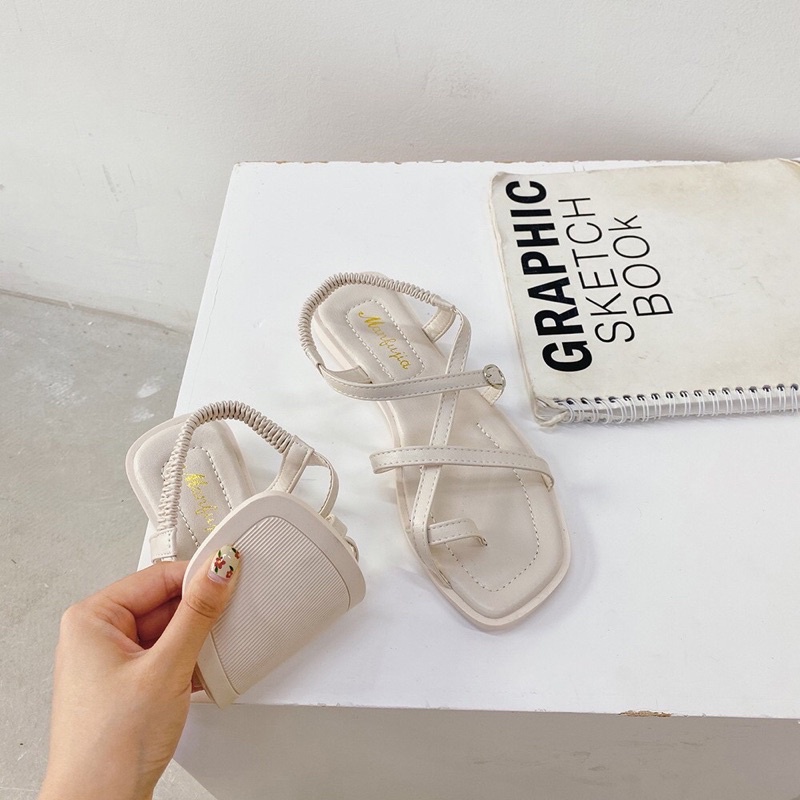 Sandal xỏ ngón học sinh viên viên có big size 35-45