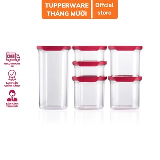 Bộ hộp bảo quản thực phẩm Tupperware Ultra Clear nhựa nguyên sinh