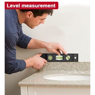 THƯỚC THỦY CÓ NAM CHÂM 15CM Có 3 BÌNH THỦY  /HTB