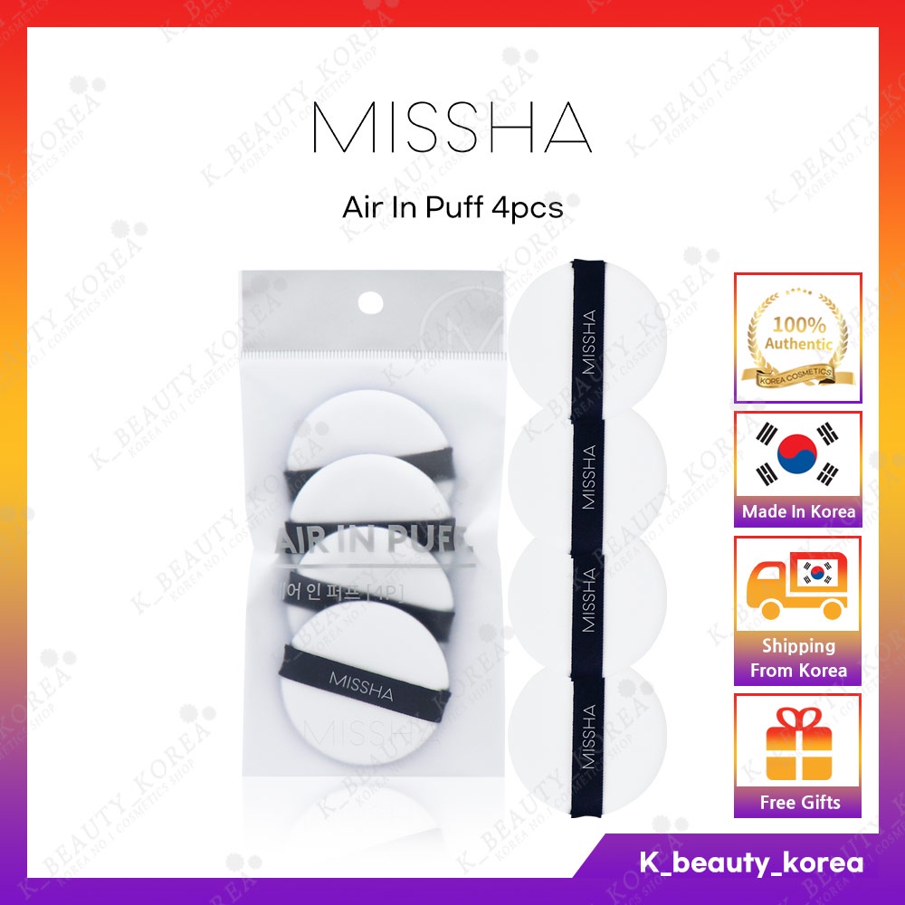 Bộ 4 Mút Trang Điểm MISSHA Chất Lượng Cao