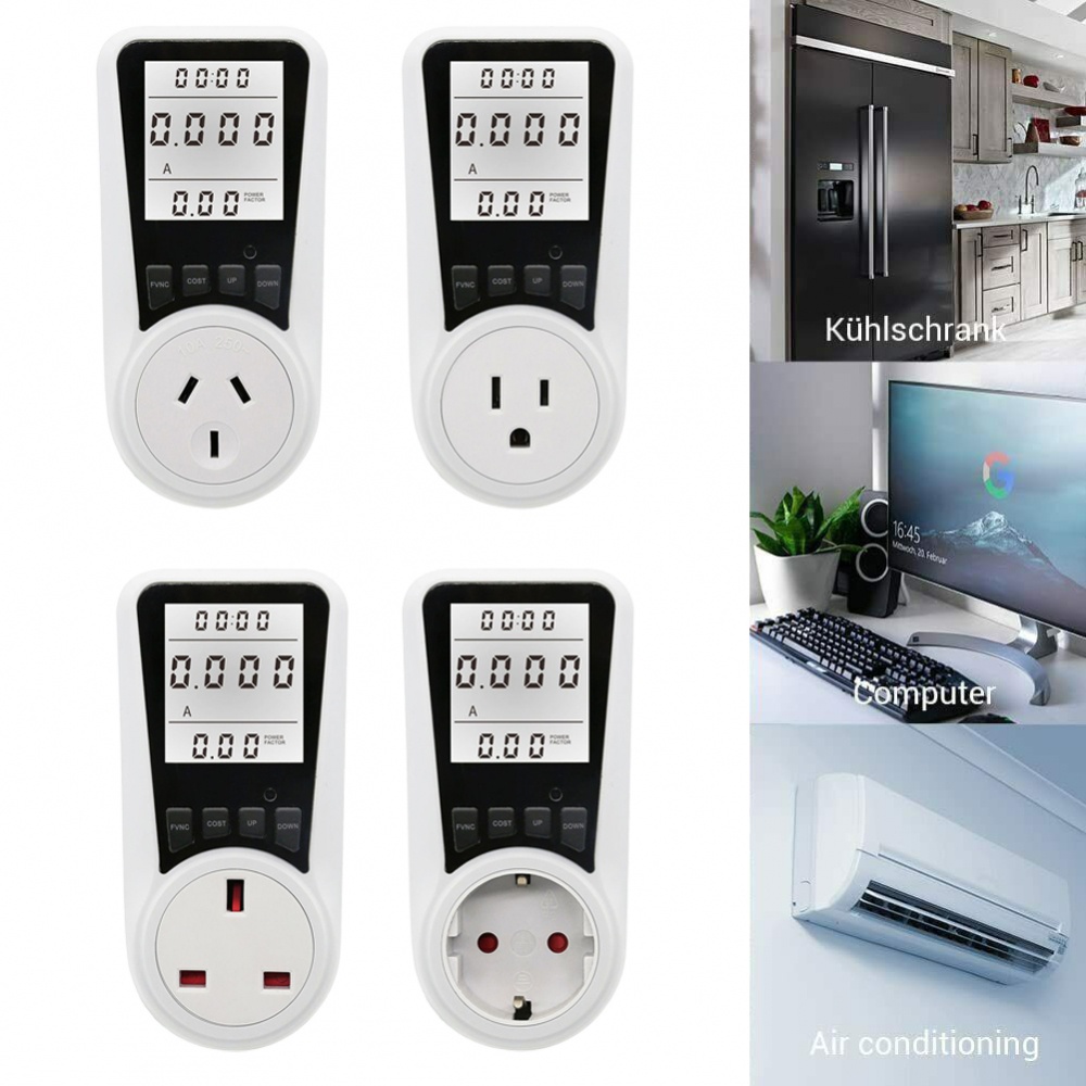 Electricity Meter/For Socket Dual Rate Electricity Meter Energy/Cost Measurement
