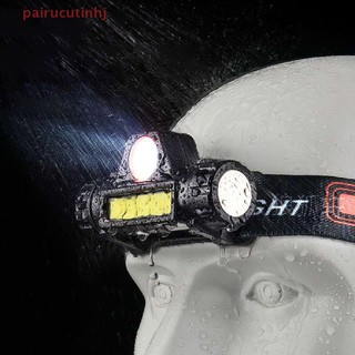 Cặp đèn pha led cob sạc usb chống nước có thể sạc lại