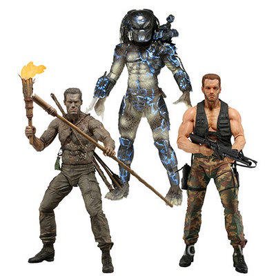 Mô Hình Đồ Chơi Nhân Vật Predator 23.3cm Kỉ Niệm 25 Năm NECA 9th B3UB