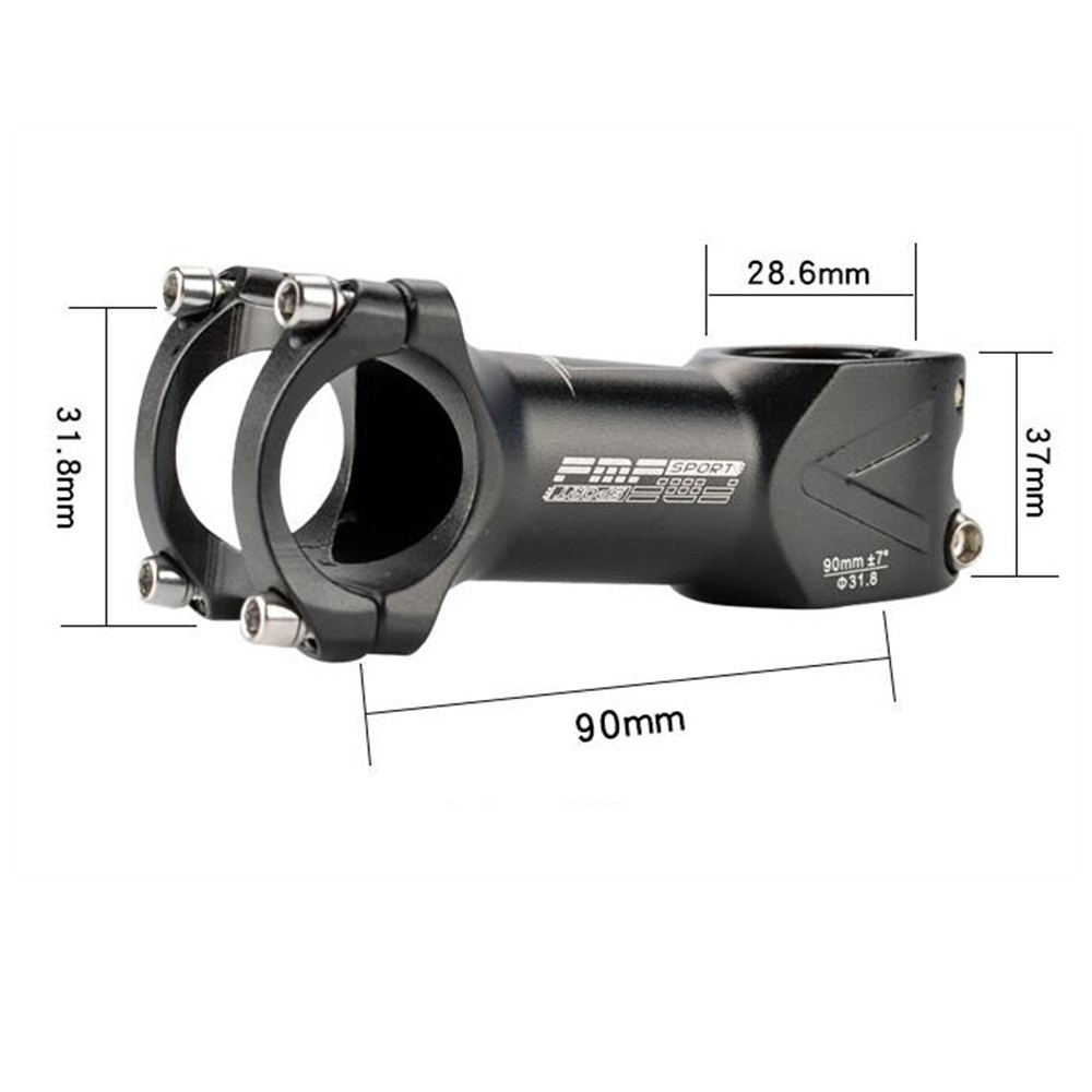 Pô Tăng Xe Đạp Leo Núi Bằng Hợp Kim Nhôm Màu Đen 25.4 / 31.8mm