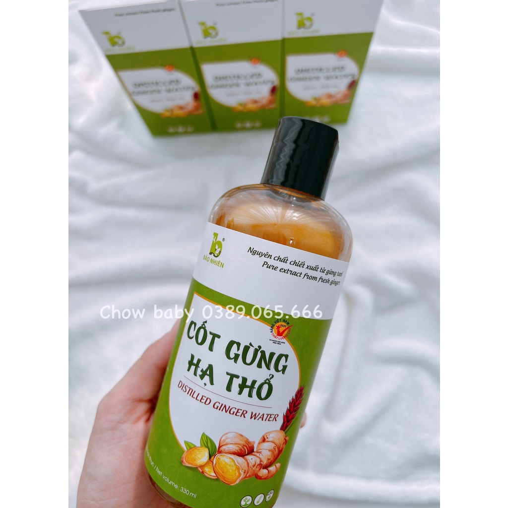 Cốt gừng hạ thổ Bảo Nhiên 330ml