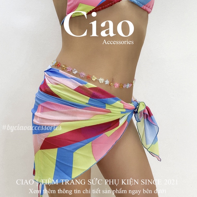 [HOẢ TỐC 1H] Vòng bụng/ Vòng eo thiết kế đính hạt cườm phong cách trendy mã 14 Ciao accessories