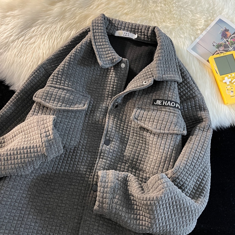 Áo Khoác Nam Dáng Rộng Thời Trang Phong Cách