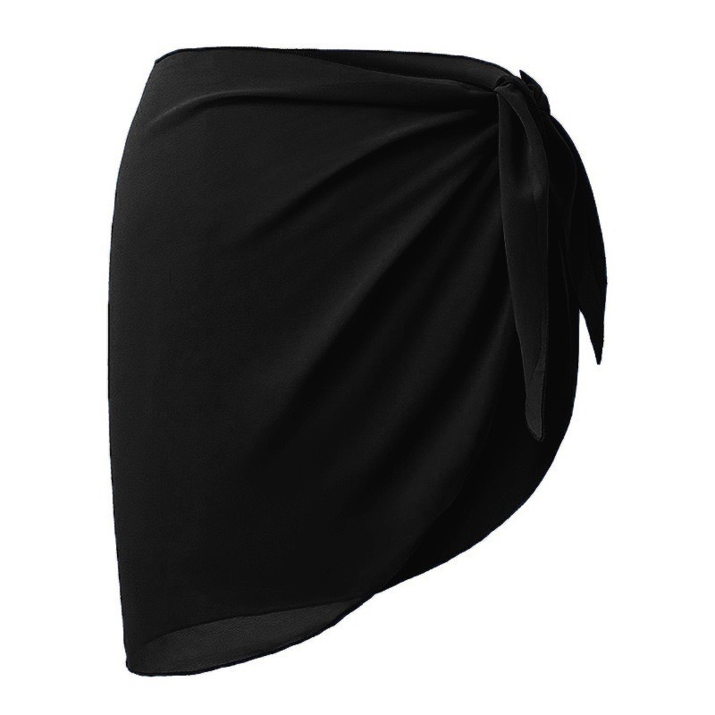 Khăn choàng che bikini trắng, đen quyến rũ sành điệu vải voan (45cm x 60cm) bikiniMe R92