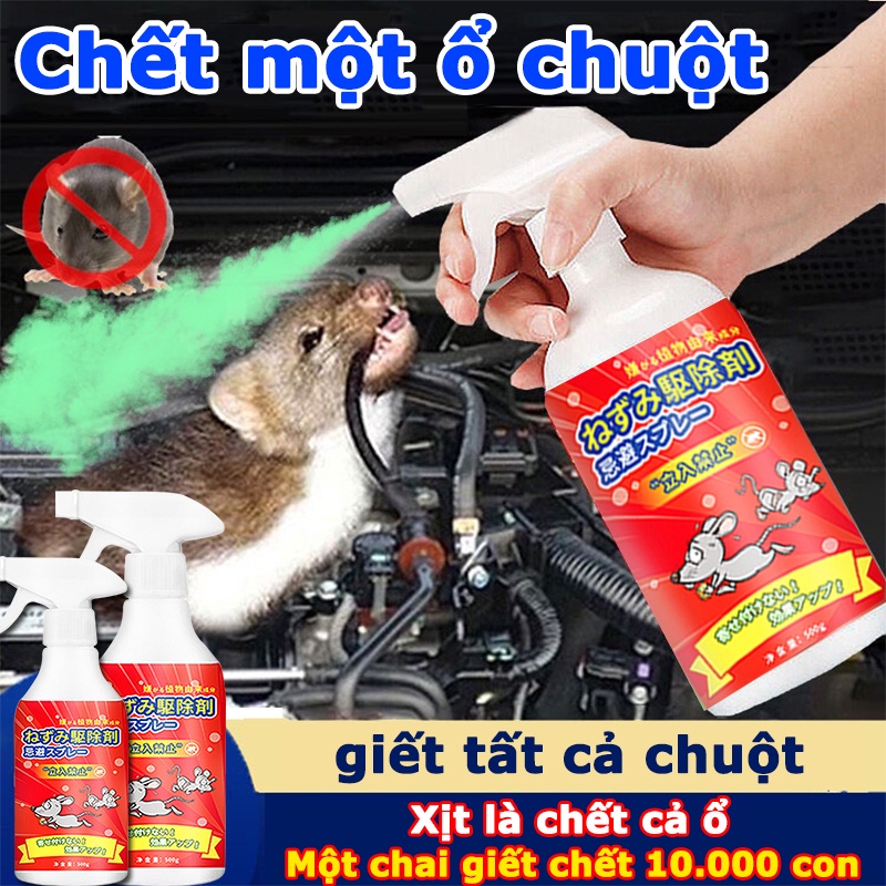 Xịt là chết cả ổ xịt đuổi chuột thuốc xịt chuột một chai giết chết 10.000 - ảnh sản phẩm 1