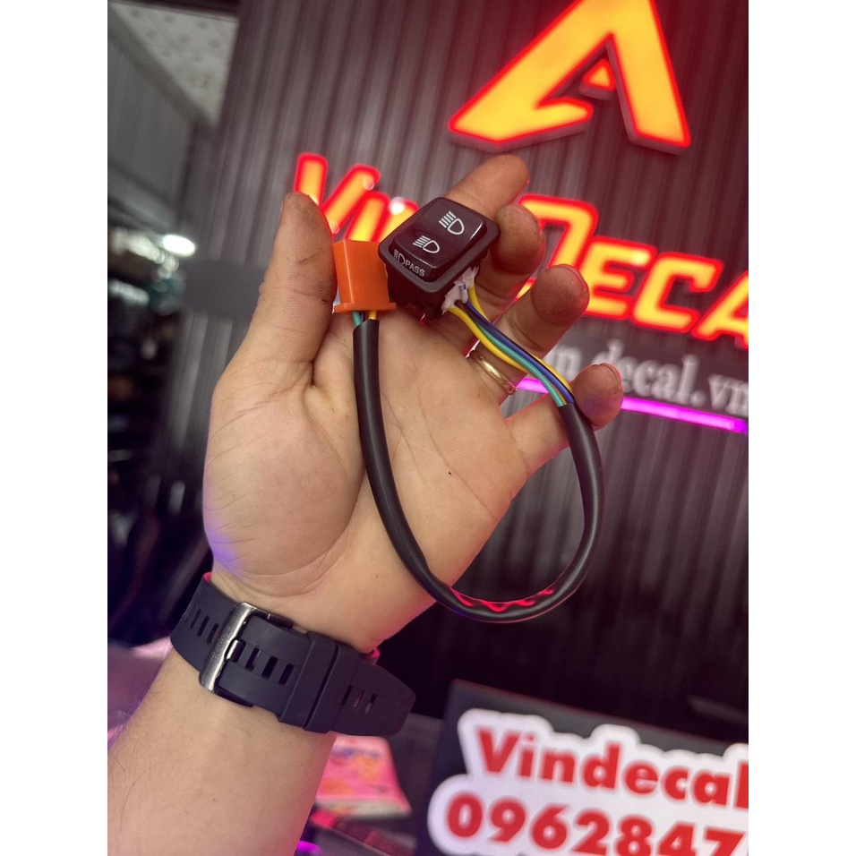 Nút Passing Gắn Như Zin Cho Cùm NVX v1, Cùm NVX Mod Ex135, Mio