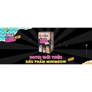 Băng vệ sinh Kotex Mini moew 24 cm 8 miếng