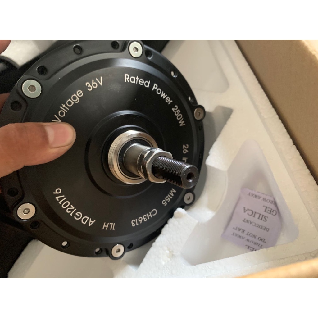 Động Cơ DAPU Nhật mới- Chế xe đạp Bánh Béo thành xe Điện - 36v250w tốc độ 40 km.h