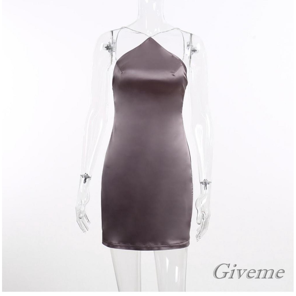 Đầm Ngắn Sát Nách Màu Sắc Thời Trang Cho Nữ