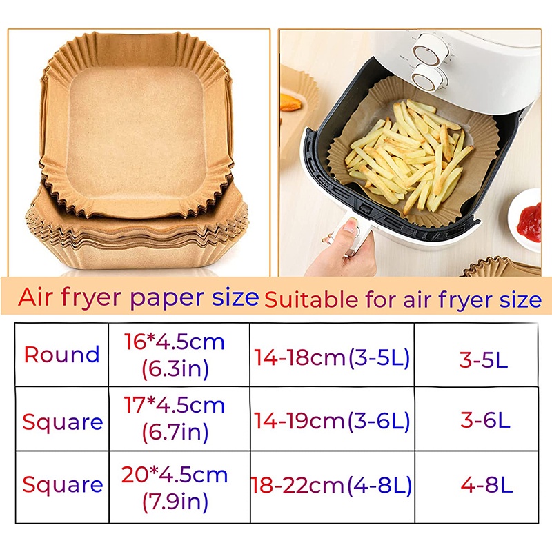 Set 100 Giấy Lót Nướng Bánh Chống Dính Dầu Tiện Dụng