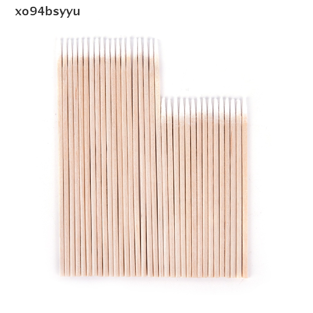 Set 100 Tăm Bông Xo94Bsyu 100X Tay Cầm Bằng Gỗ Dùng Trong Xăm Mình