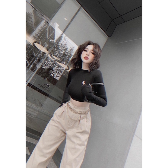 Croptop body xỏ ngón tay dài MAI PHƯƠNG BÙI