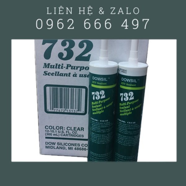Keo dán thủy tinh DOWSIL 732 , DC732