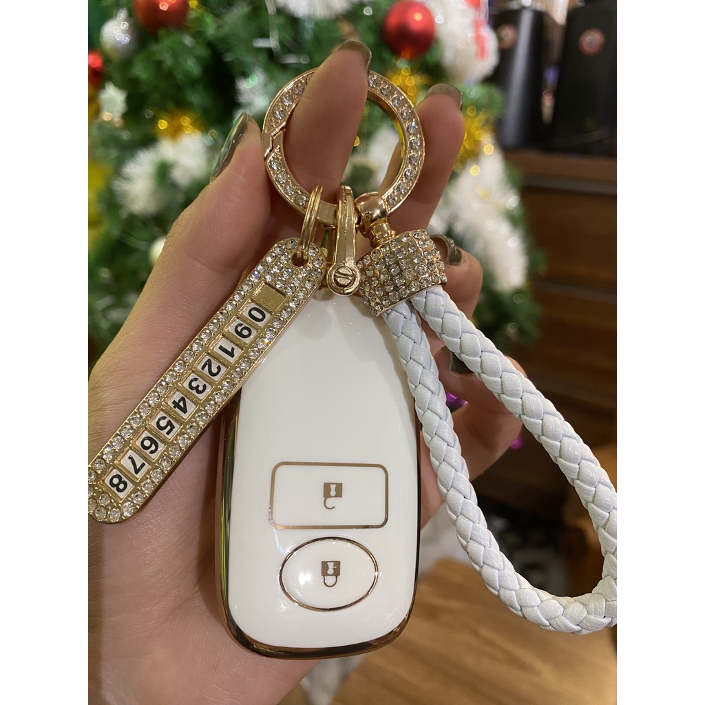 Ốp Khóa Xe Toyota Raize , Veloz , Avanza New Mạ Vàng Cao Cấp Thế Hệ Mới - Vỏ Bọc Chìa Khóa Toyota Raize , Veloz , Avanza