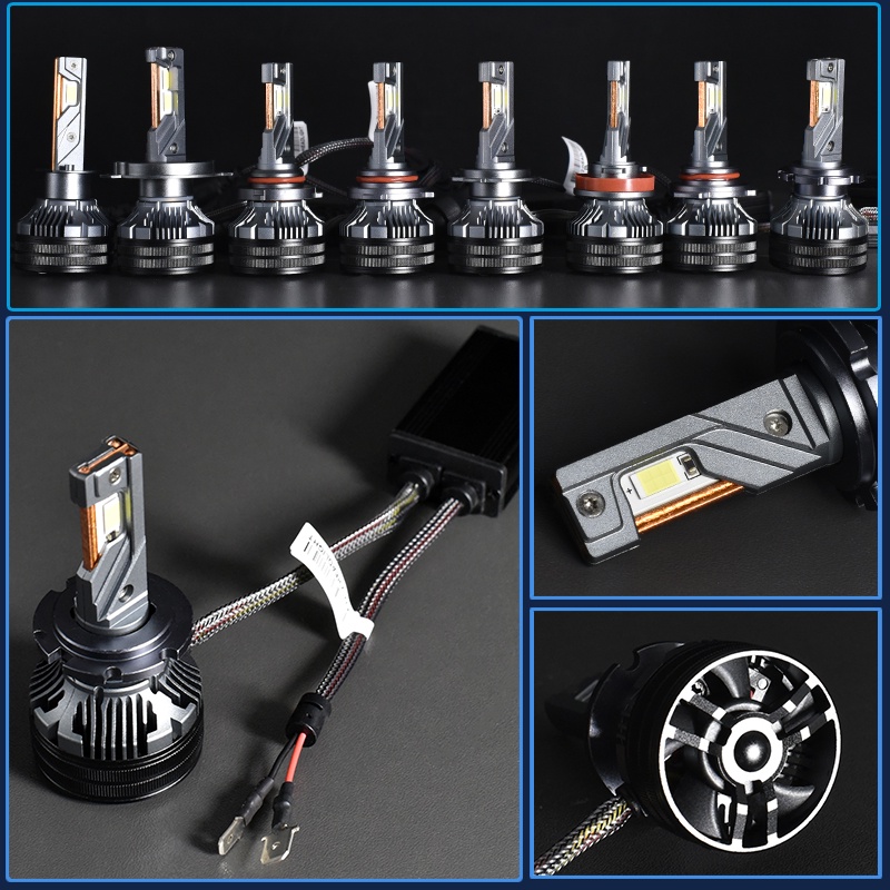 Đèn Pha Led 3 Chế Độ K6C PLUS H7 H4 H11 9005 150W 9006 H1 12V Chuyên Dụng Cho Xe Hơi